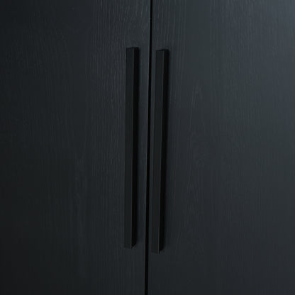 Miya Retro Sideboard Buffet - Black