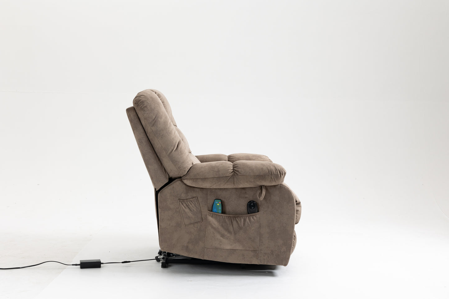 Kiara Recliners Lift Chair - Beige+Brown