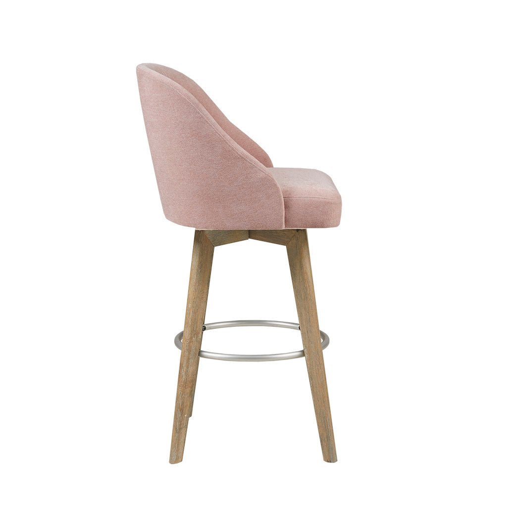 Pearce Counter Stool with Swivel Seat - Pink