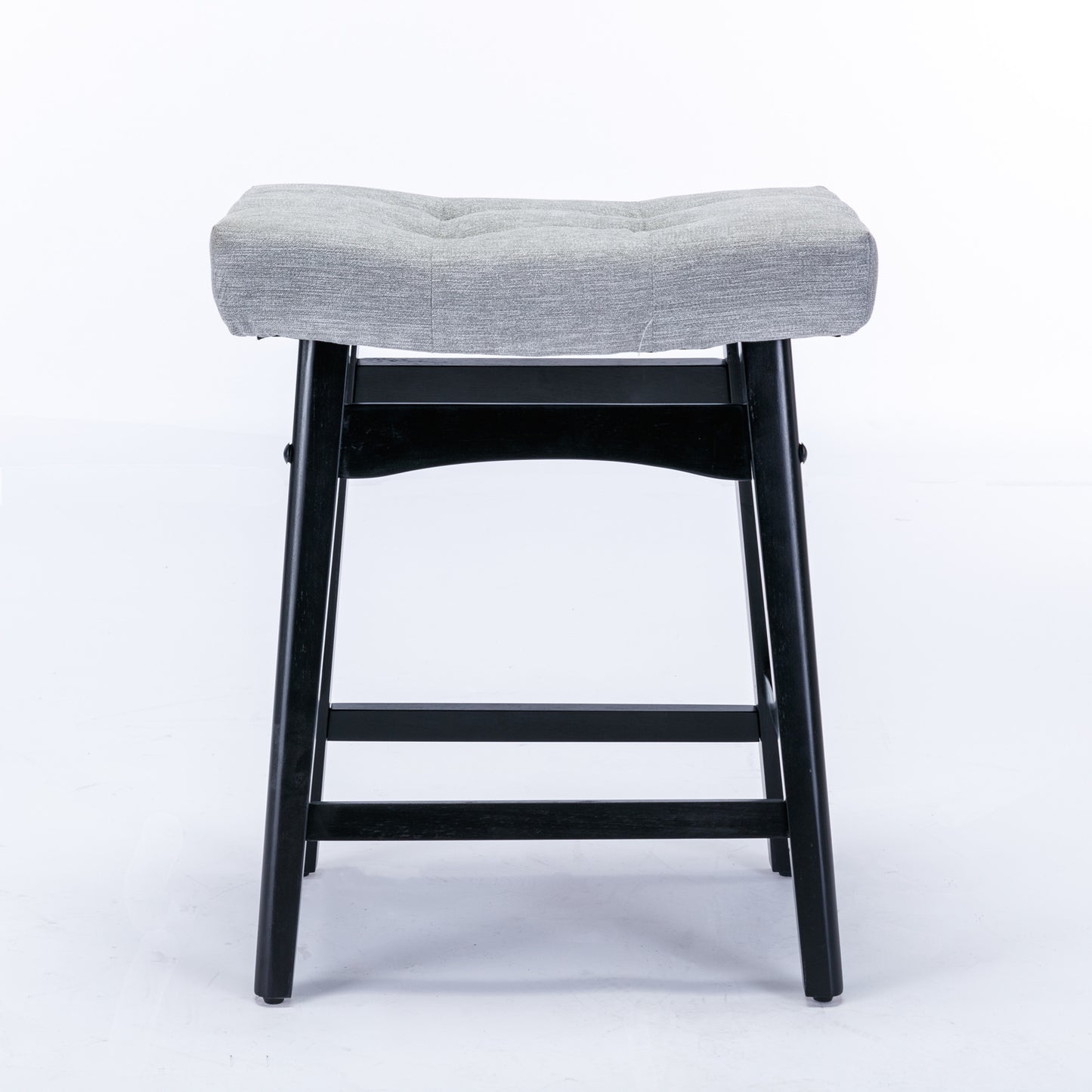 Farmhouse Counter Stools Height 25" -  Gray Set of 2