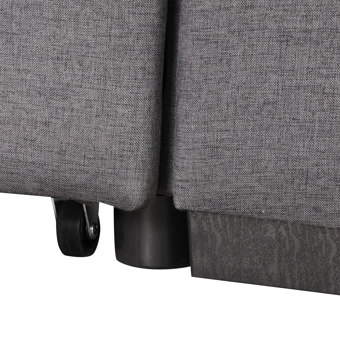 Kwame Sleeper Sectional Sofa - Dark Gray