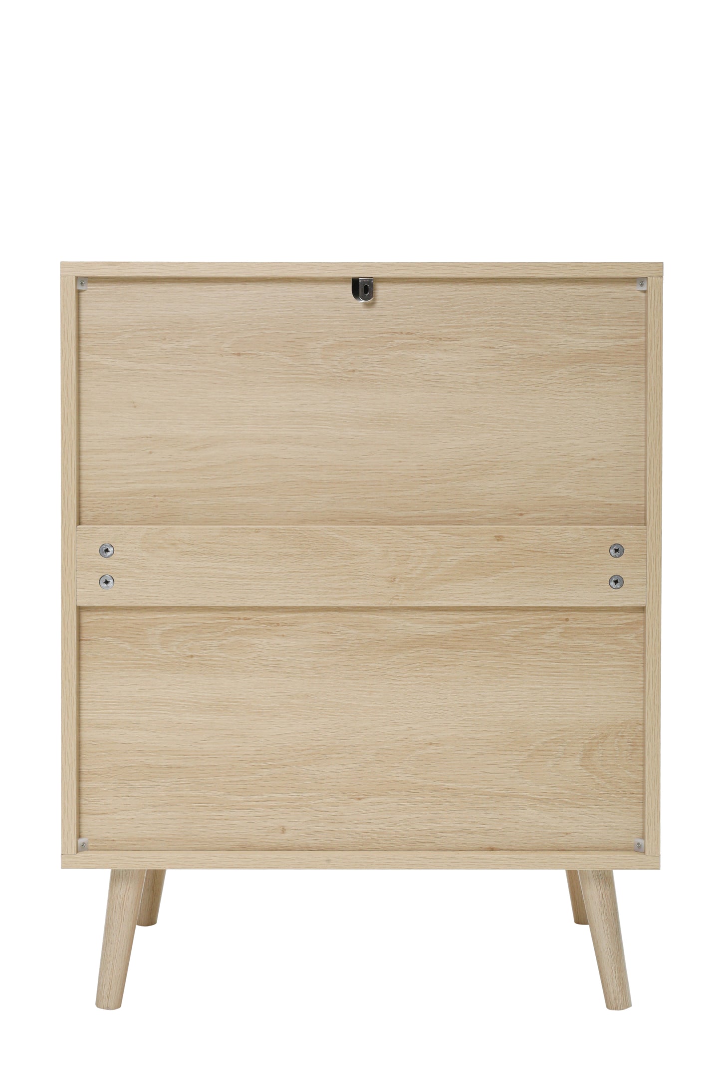 Kooboo 3 Drawer Nightstand End Table - Natural