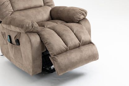 Kiara Recliners Lift Chair - Beige+Brown