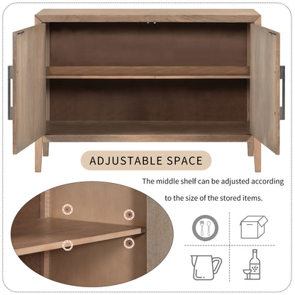 Otto Sideboard Accent Cabinet - Beige