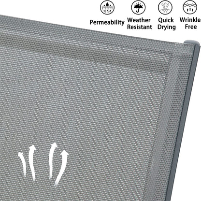 Hartley Outdoor Chaise Lounge (Set of 2) - Gray