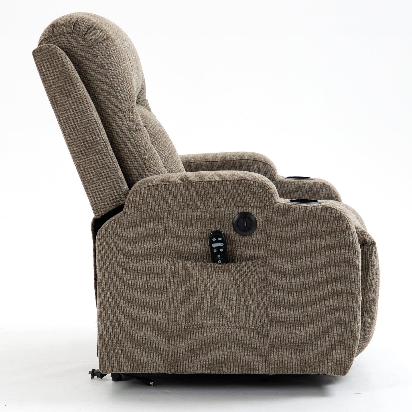 Logan Power Lift Recliner - Brown