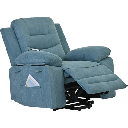 Celestial Power Lift Massage Recline Chair - Blue