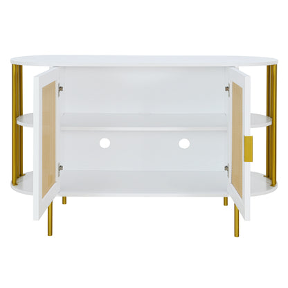 Amari 2- Rattan Door - White
