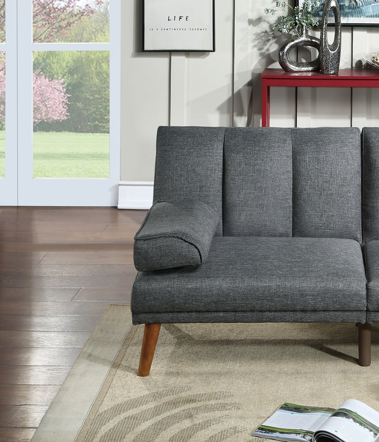 Jensen 2pc Sectional Sofa Set - Blue Grey