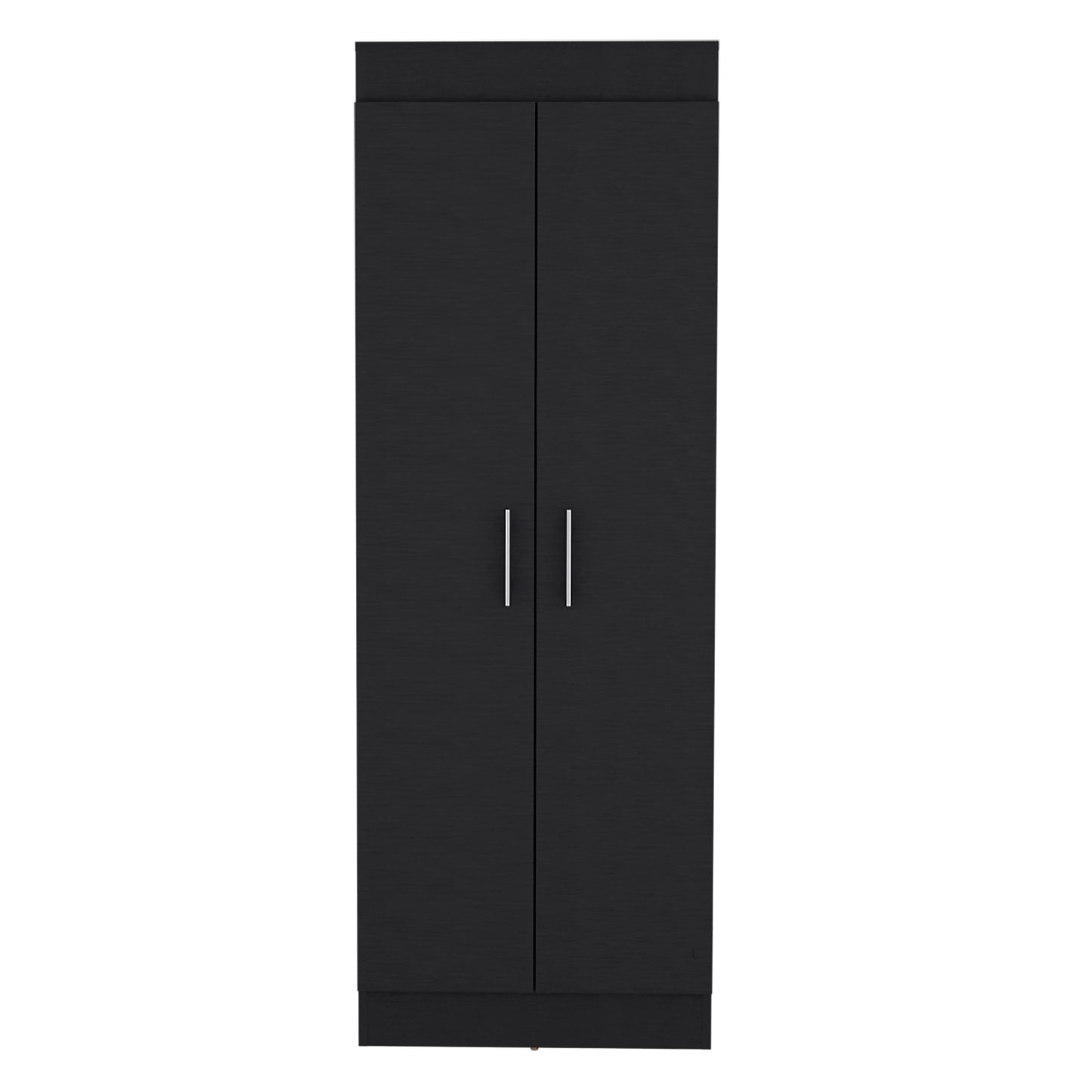 Nepal 2-Door Pantry Cabinet - Black