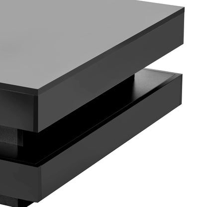 Lumina  Square Coffee Table -Black