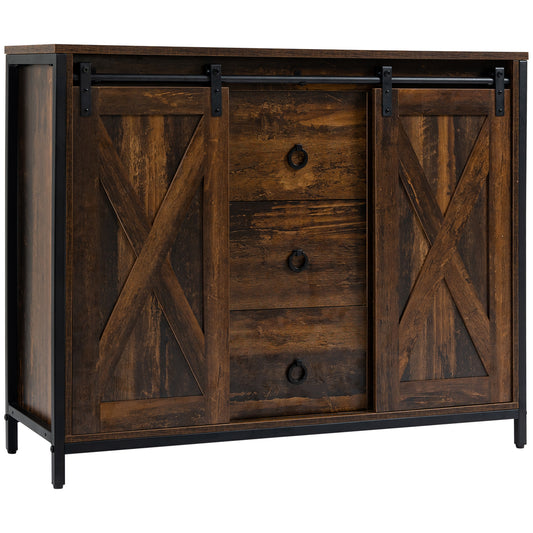 Horton Industrial Farmhouse Buffet Cabinet
