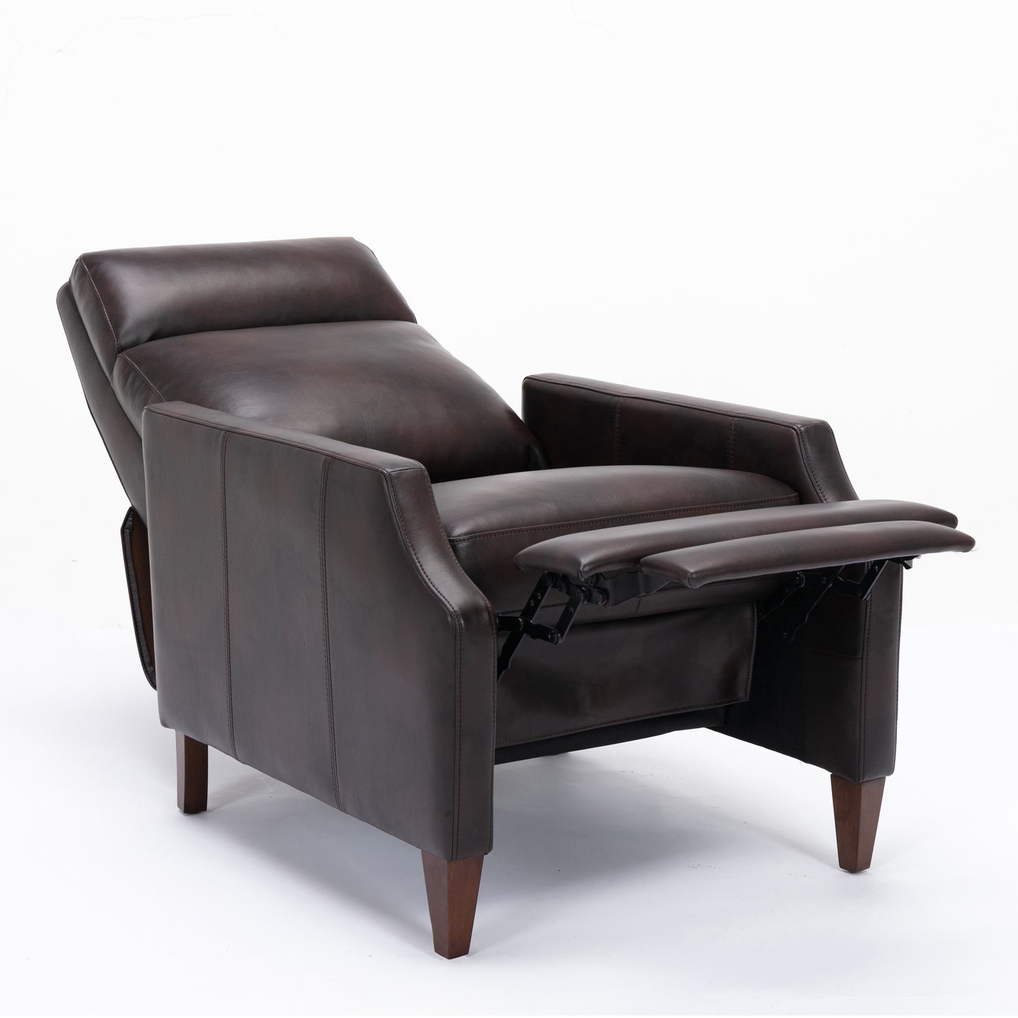 Biscoe Push Back Recliner - Brown