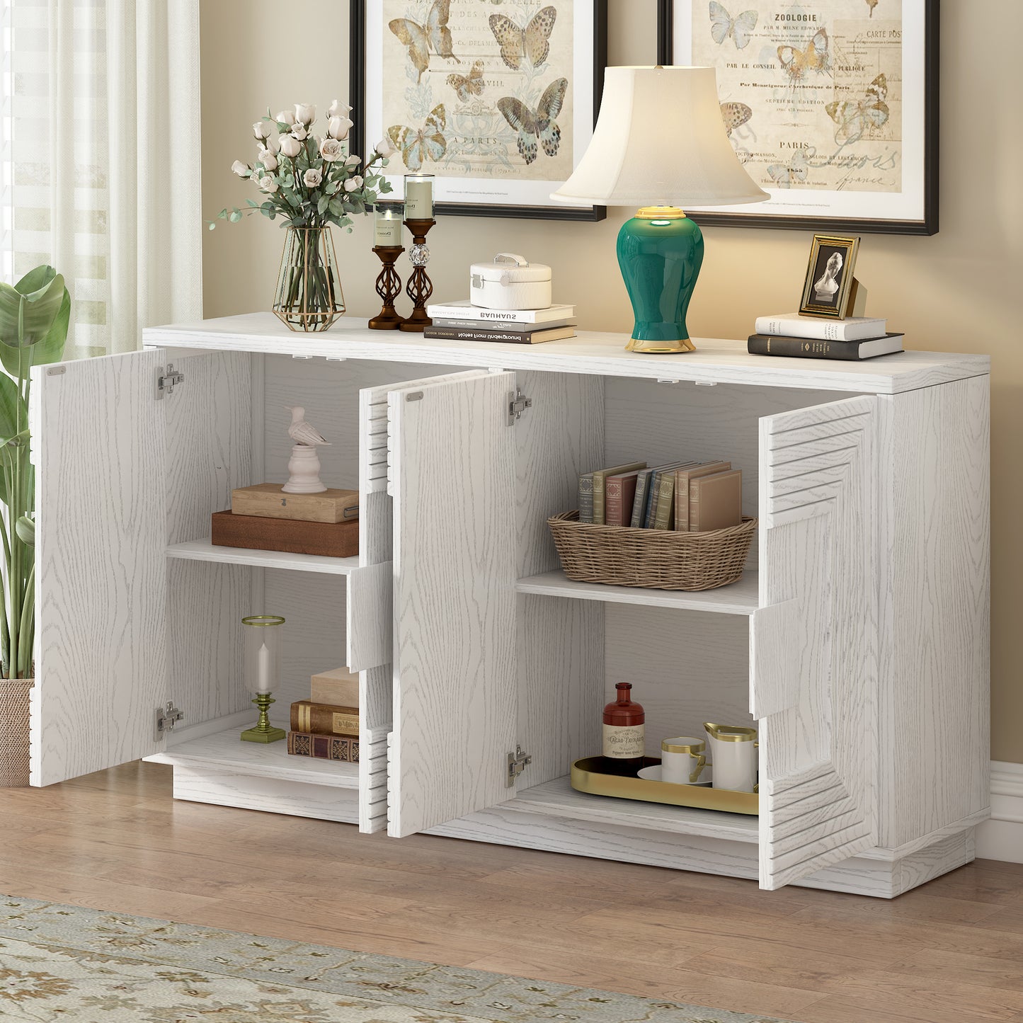 Alan Vintage Sideboard Buffet - Antique White