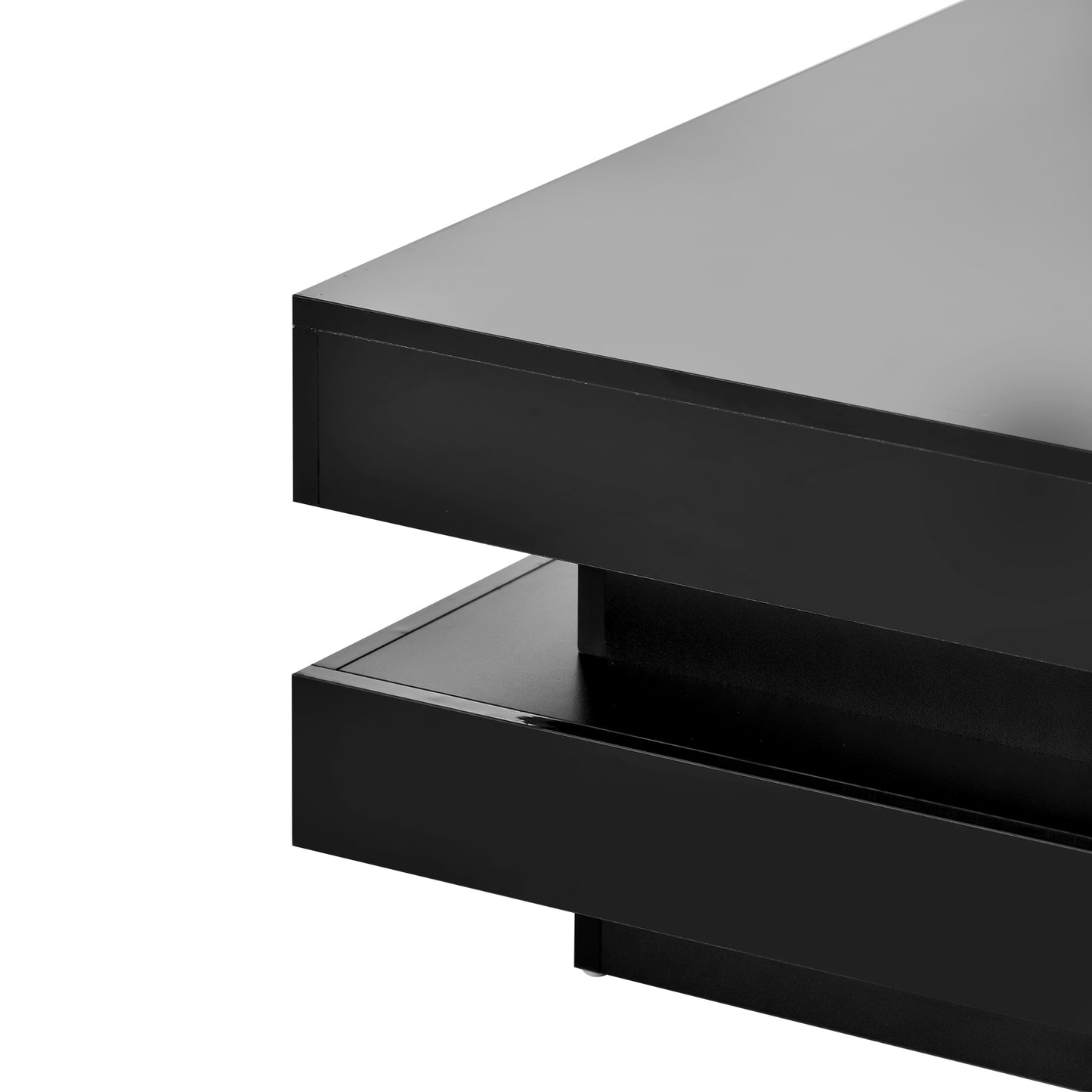 Lumina  Square Coffee Table -Black