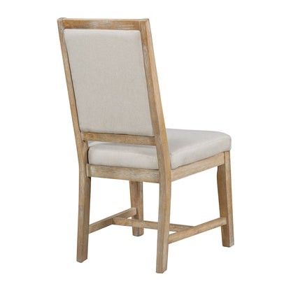 Alba 5pc Dining Set Extendable Table 4x Side Chairs - Natural