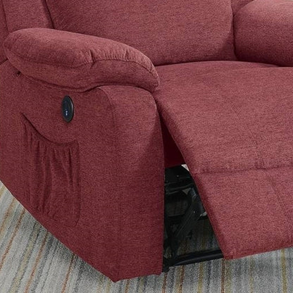 Nebu Power Recliner Chair - Red