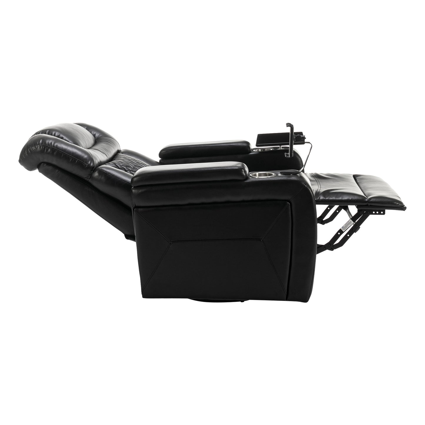 Comfort Max 270 Degree Swivel Power Recliner - Black