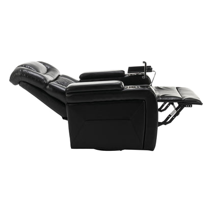 Comfort Max 270 Degree Swivel Power Recliner - Black