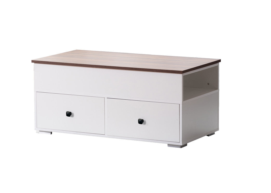 Luna Lift Top Coffee Table - White