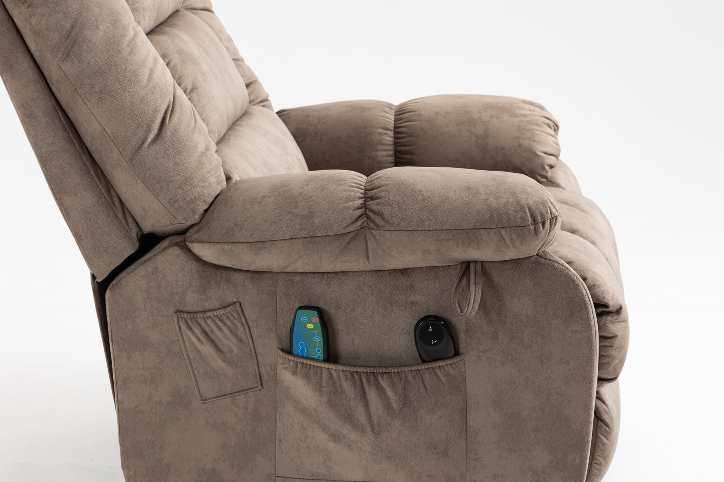 Kiara Recliners Lift Chair - Beige+Brown