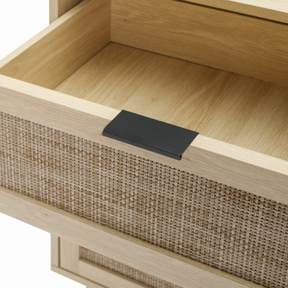 Kooboo 3 Drawer Nightstand End Table - Natural