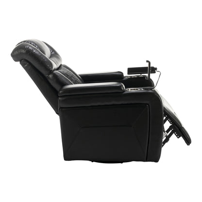 Comfort Max 270 Degree Swivel Power Recliner - Black