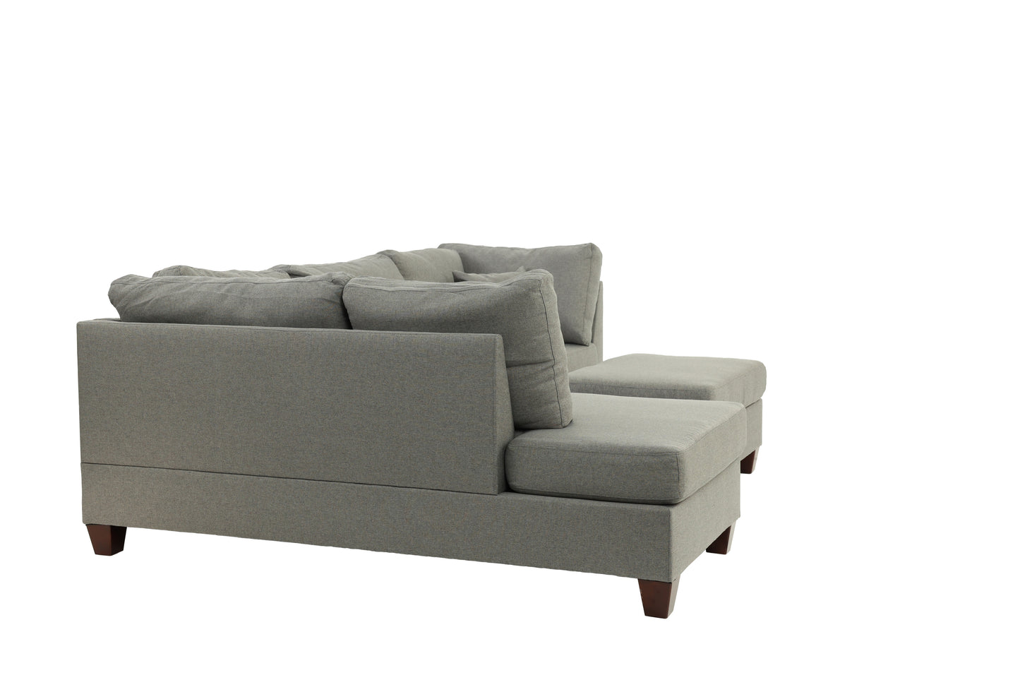 Kapo 3 Pcs Sectional Sofa Set - Gray