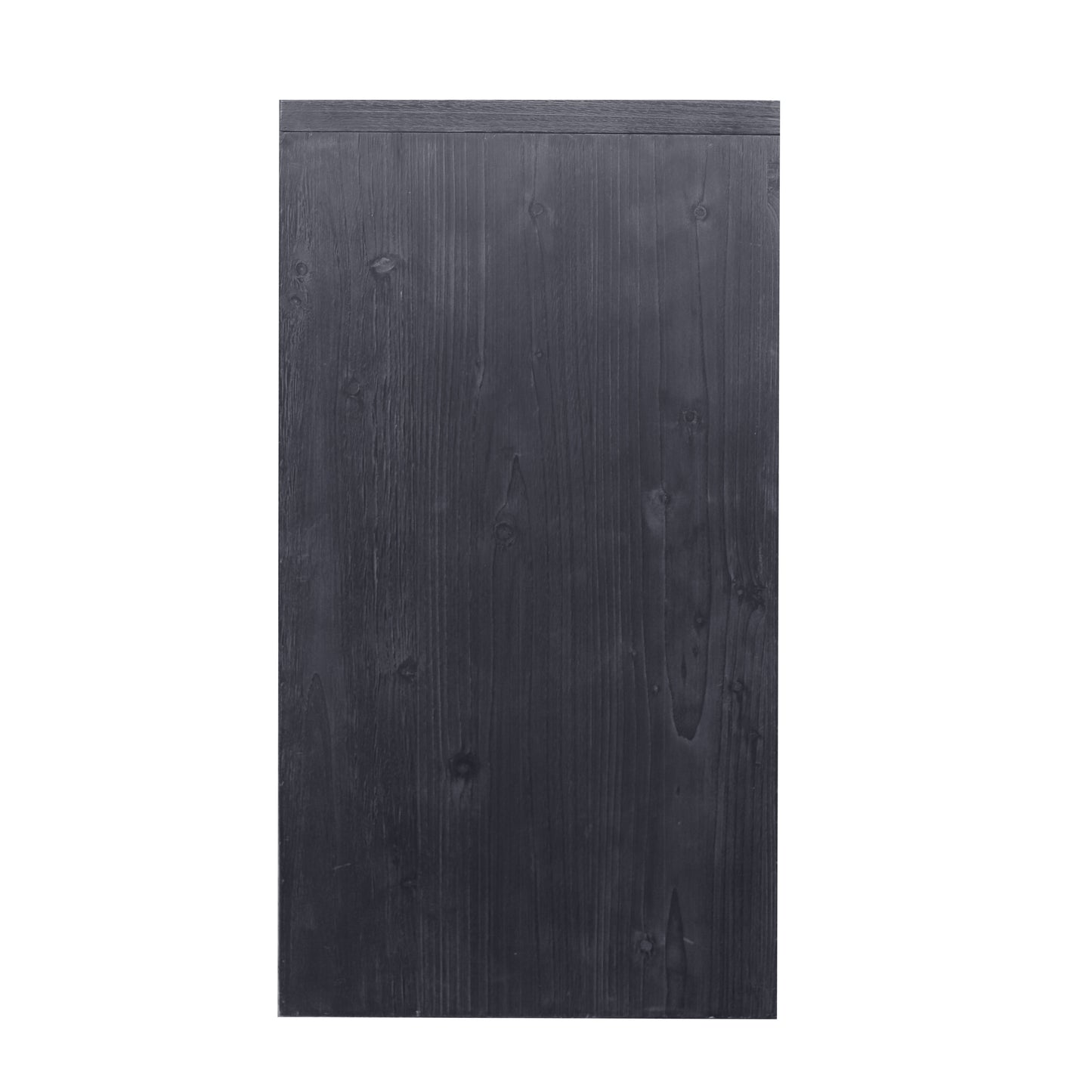 Toni 4 Door Accent Buffet Server Cabinet - Distressed Black
