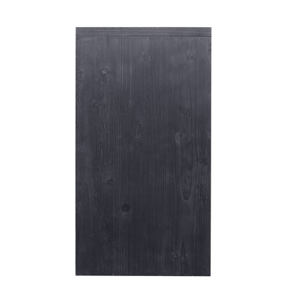 Toni 4 Door Accent Buffet Server Cabinet - Distressed Black