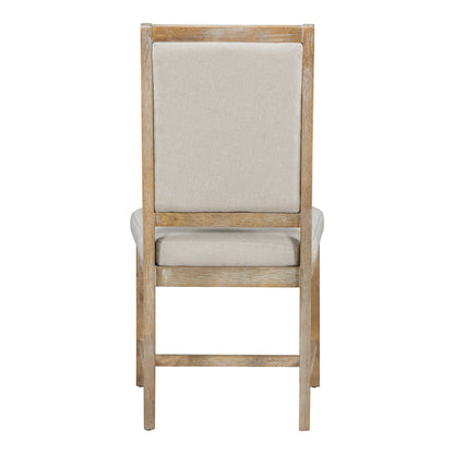 Alba 5pc Dining Set Extendable Table 4x Side Chairs - Natural
