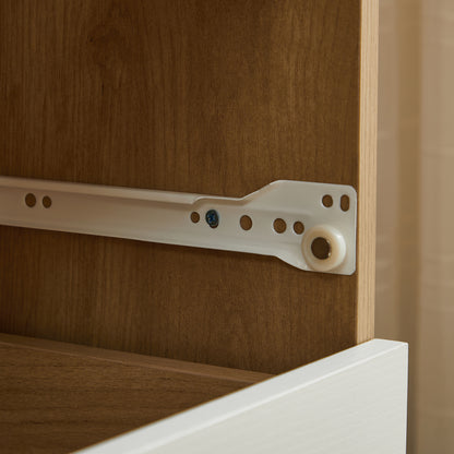 Olson Drawer Dresser Cabinet - White Oak