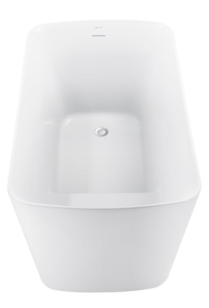 Blanco 47"  Acrylic Freestanding Soaking Bathtub  - White