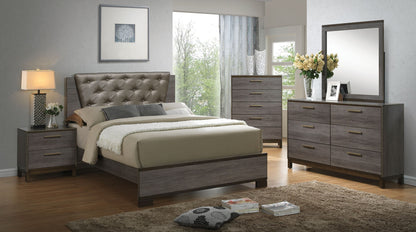 Vara Nightstand Two Tone - Gray