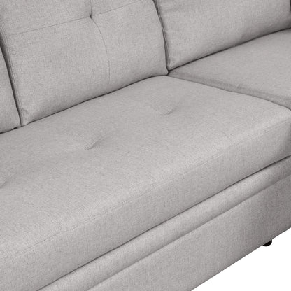 Oris Padded Pull Out Sofa Bed - Gray