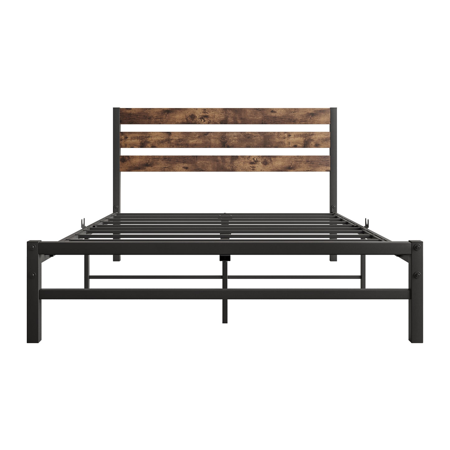 Kom Full Size Platform Bed Frame - Black