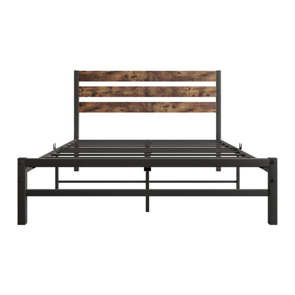 Kom Full Size Platform Bed Frame - Black