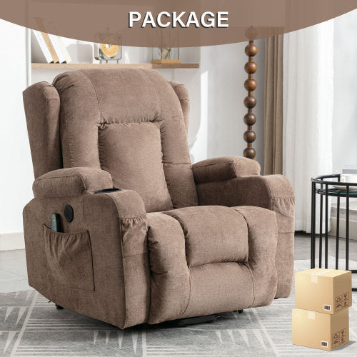 Parsons Power Lift Recliner Chair - Brown