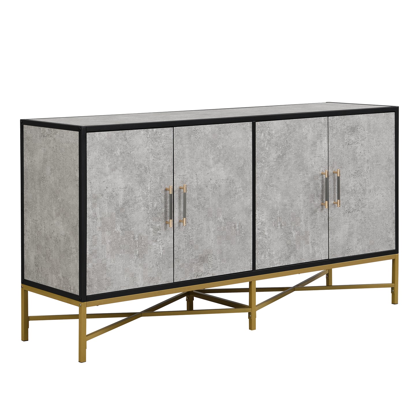 Ami  Four-Door Sideboard - Gray