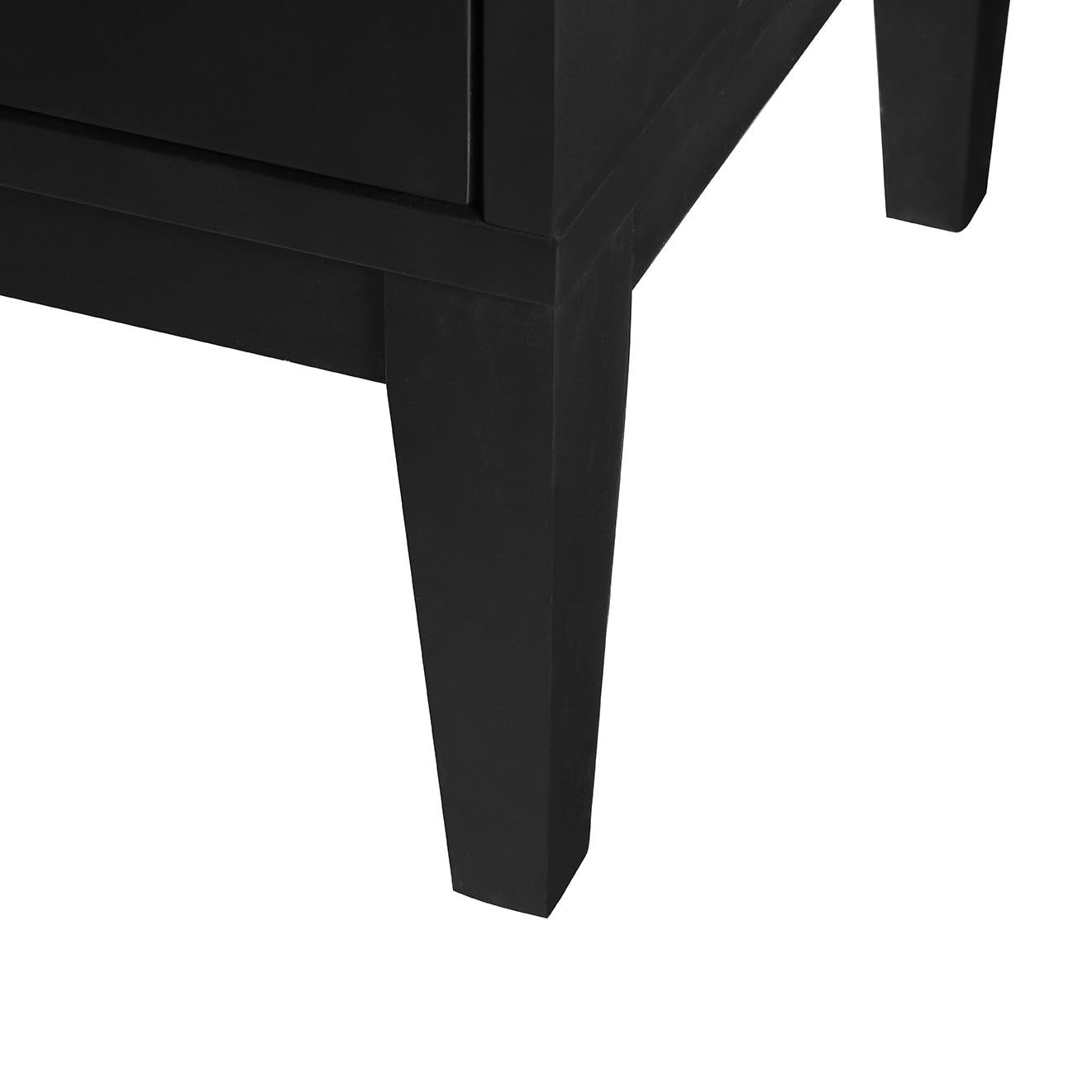 Sonia 4-Door Sideboard Buffet - Black