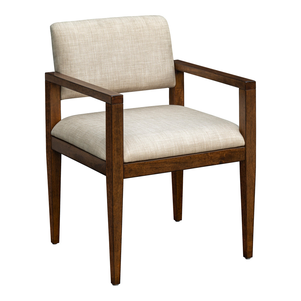 Lawrence Upholstered Dining Chairs with Arms (Set of 2)