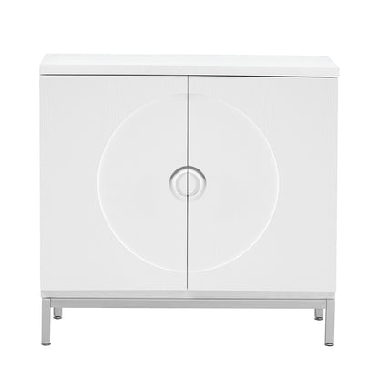 Gato Accent Storage Cabinet - White