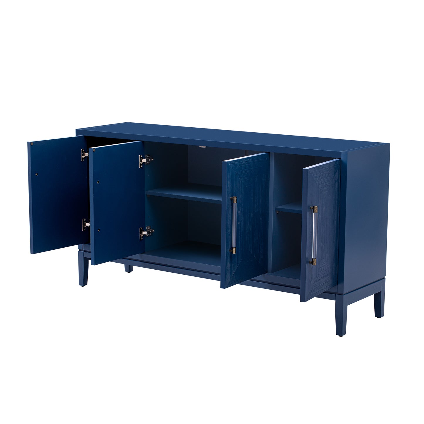 Carri Versatile Four-Door Sideboard Buffet - Navy Blue