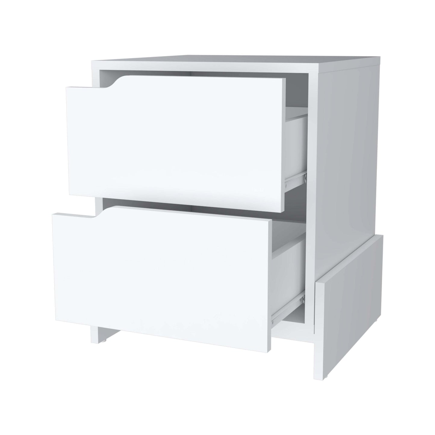 Ralston 2-Drawer Nightstand - White