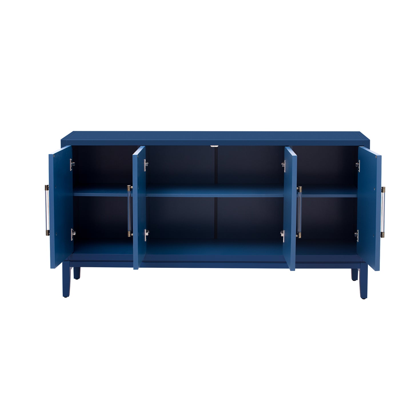 Carri Versatile Four-Door Sideboard Buffet - Navy Blue