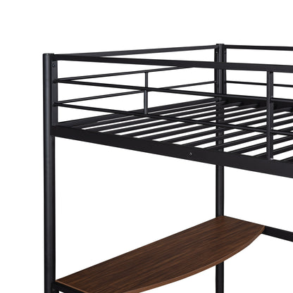 ElevateMax Twin Loft Bed with Integrated Desk