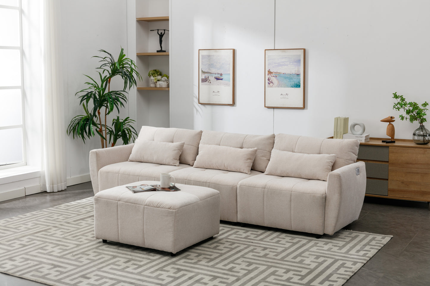 Luxury Comfort Convertible Sectional Sofa