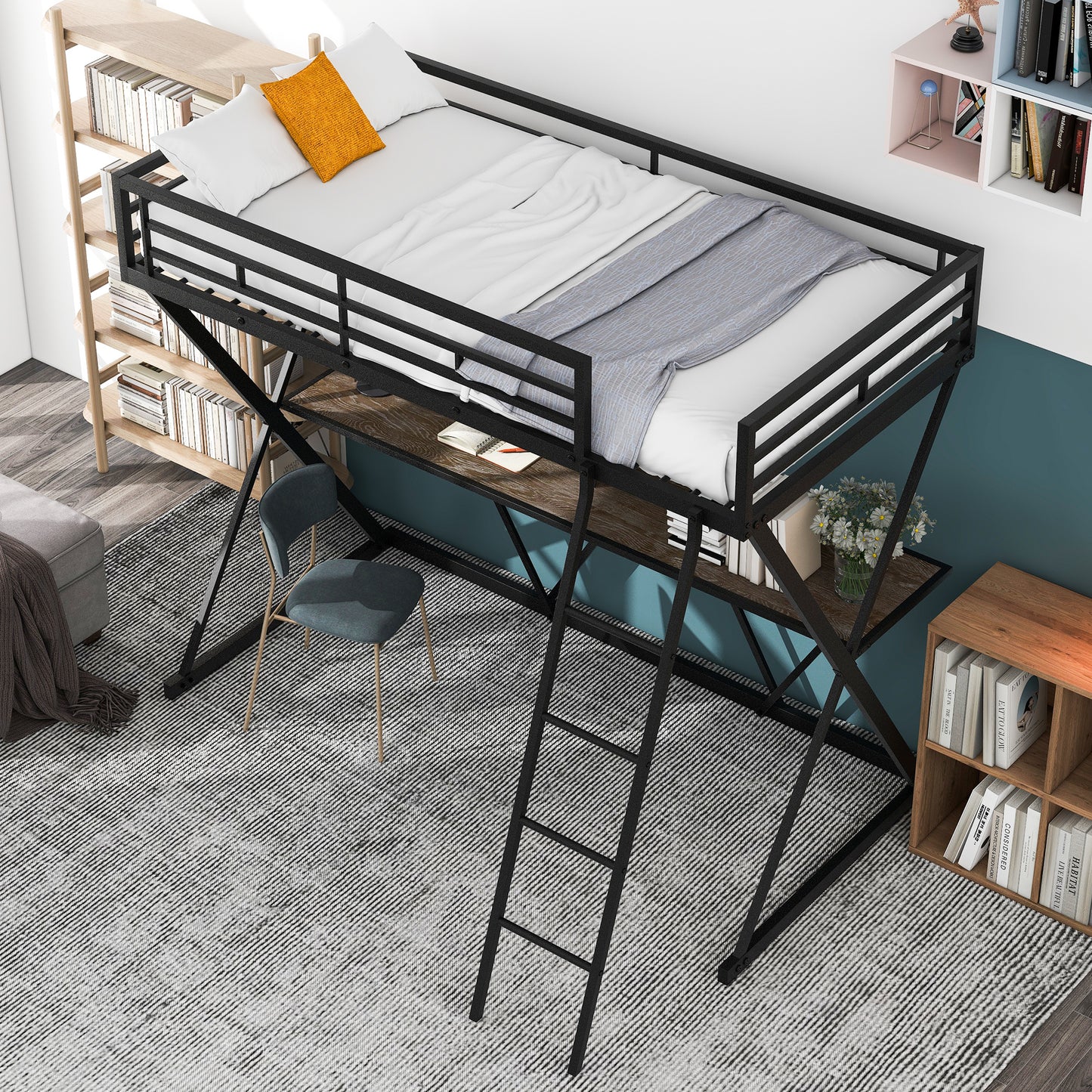 Sleek X Loft Bed