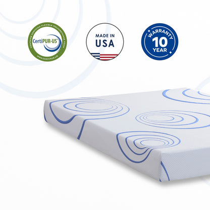 Bamboo Charcoal Infused Gel Memory Foam  8" Mattress - King