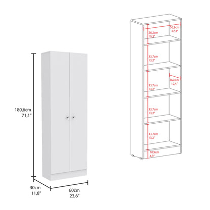 Max Storage Pantry Cabinet - White